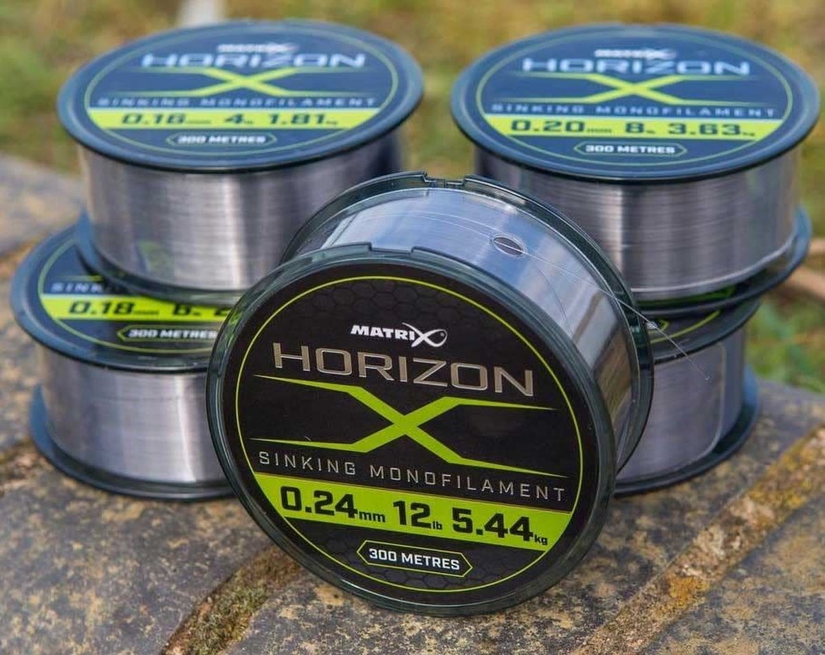 Matrix Horizon X Sinking Monofilament 300m - Maat : 0.24mm