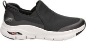 Skechers Arch Fit Banlin heren sneaker - Zwart wit - Maat 44