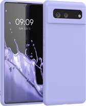 kwmobile telefoonhoesje voor Google Pixel 6 - Hoesje voor smartphone - Back cover in pastel-lavendel
