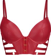 Hunkemöller Dames Lingerie Voorgevormde push up beugel bh Vicky  - Rood - maat C70