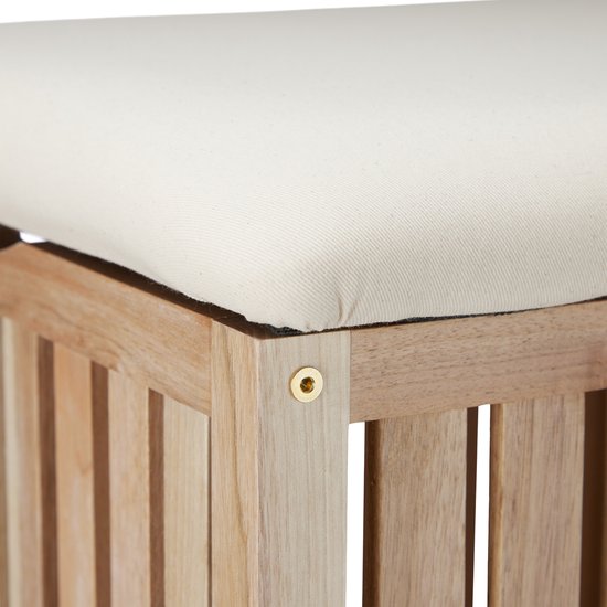 Tabouret panier à linge Relaxdays - tabouret de salle de bain avec panier à linge - 40 litres - repose-pieds avec espace de rangement