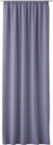 JEMIDI Kant-en-klaar blikdicht gordijn - Gordijn met plooiband 140 x 250 cm - Passend voor op gordijnen rail - Paars