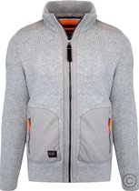 Camp David ® Vest met afneembare capuchon Polar Ocean grijs melange (XXL)