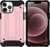 iMoshion Rugged Xtreme Backcover iPhone 13 Pro Max hoesje - Rosé Goud
