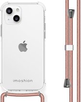 iMoshion Backcover met koord iPhone 13 Mini hoesje - Rosé Goud