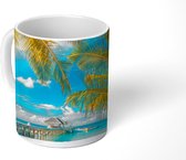 Mok - Tropisch - Strand - Palmboom - 350 ML - Beker