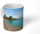 Mok - Uitzicht op het Mexicaanse Isla Mujeres - 350 ML - Beker