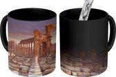 Magische Mok - Foto op Warmte Mok - De zon verlicht de ruïnes in Palmyra - 350 ML