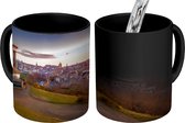 Magische Mok - Foto op Warmte Mok - Gebouwen - Zon - Horizon - Edinburgh - 350 ML