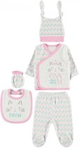 Hello winter 5-delige baby newborn kleding set meisjes - Newborn set - Babykleding - Babyshower cadeau - Kraamcadeau
