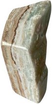 Carabisch blauw en pistache calciet stenen