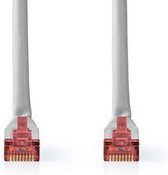 Nedis CAT6-kabel | RJ45 Male | RJ45 Male | S/FTP | 30.0 m | Rond | PVC | Grijs | Label