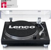 Lenco L-3809 Black - Direct aangedreven Platenspeler met USB/PC encoding - Zwart