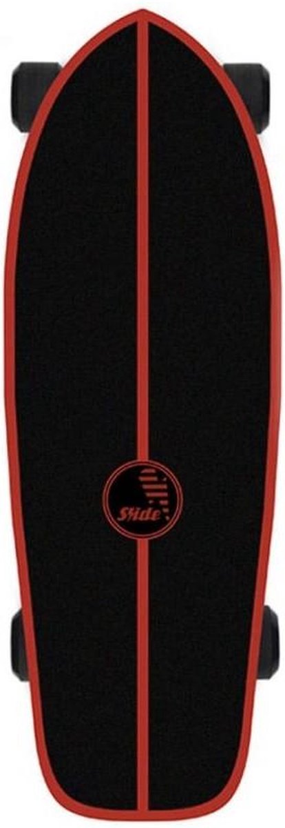 Slide Joyfull 30 Sk Heritage Surf Skateboard Complete Multicolor