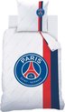 Paris Saint Germain Dekbedovertrek Retro White - Eenpersoons - 140 x 200 cm - Katoen