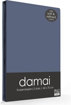 Damai Kussenslopen Dark Blue (2 stuks)-50 x 60 cm