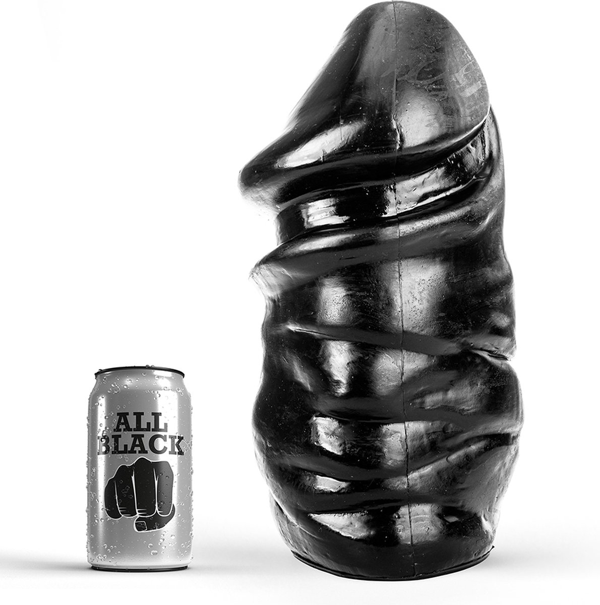 Goedkoopste All Black Anaal Dildo 32 cm - zwart