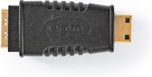 Nedis HDMI-Adapter - HDMI Mini-Connector - HDMI Output - Verguld - Recht - ABS - Zwart - 1 Stuks - Polybag
