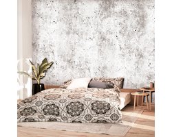 147cm X 105cm - Zelfklevend fotobehang - Urban Stijl, Betonnen oude muur, Premium print