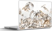 Laptop sticker - 12.3 inch - Dino - Jungle Decoratie - Kinderen