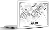 Laptop sticker - 11.6 inch - Kaart - Almere - Nederland - 30x21cm - Laptopstickers - Laptop skin - Cover