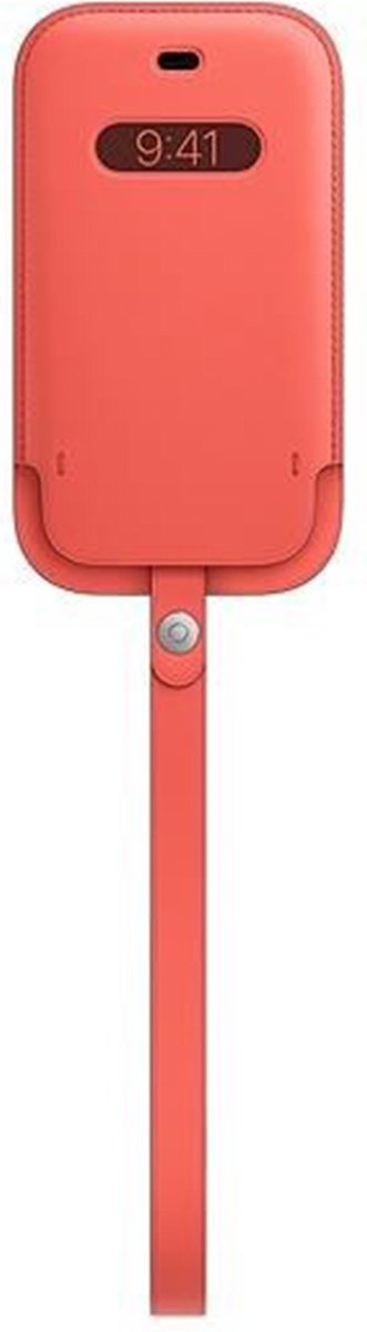 Apple - Leren hoesje met Koord - MagSafe - iPhone 12 Pro / 12 - roze