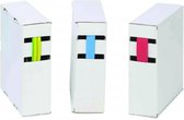 Krimpkous box 2:1 - enkelwandig -  kleur: Wit,  diameter: Ø 19.1 / 9.5 mm - Lengte in doos 5 m