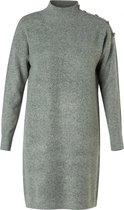 YEST Ayva Jurk - Dark Grey/Melange - maat 38