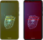 dipos I 3x Beschermfolie 100% compatibel met Huawei Honor 7X Folie I 3D Full Cover screen-protector