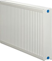 Bally Horizontale Ventielradiator Met 6 Aansluitingen H700xT22xB500mm 981 Watt Wit