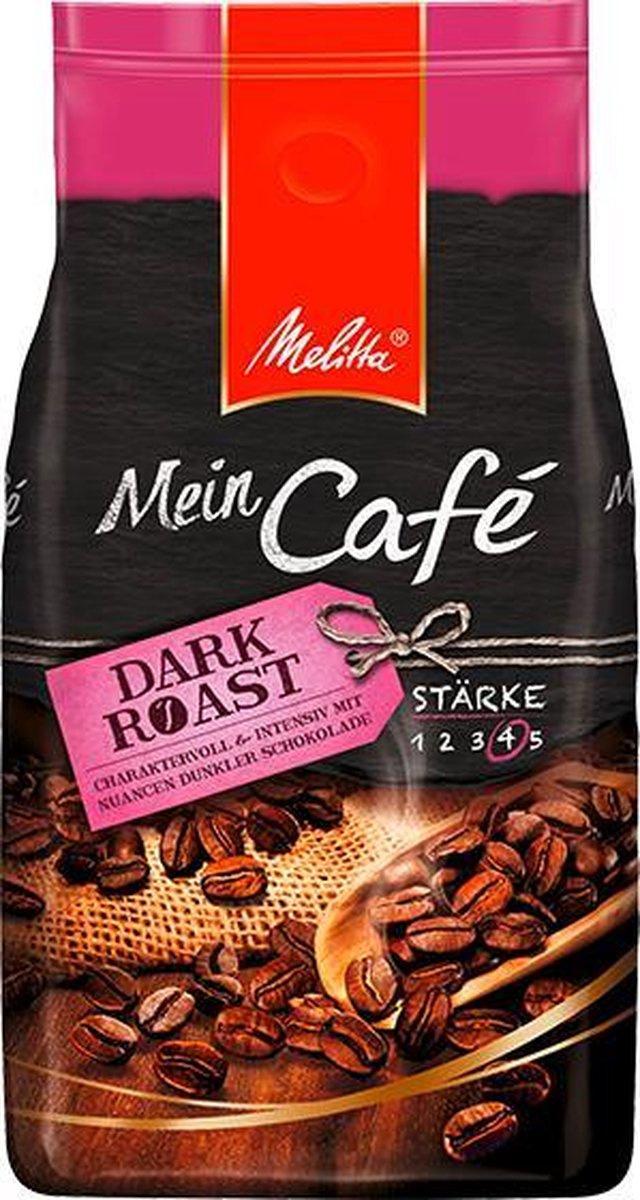 Melitta Mein Café Dark Roast - koffiebonen - 1 kilo