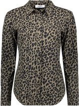 Ambika Blouse Merilee Taupe Leopard Dames Maat - L