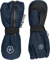 Color Kids - Wanten met lange rits voor baby's & peuters - Donkerblauw - maat 68-80cm