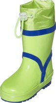 Playshoes - Regenlaarzen voor kinderen met trekkoord - Basis - Groen - maat 33EU