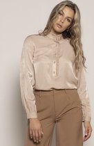 Voyar La Rue Birdie Volant Blouse | Zand