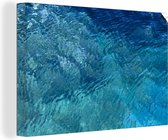 Canvas Schilderij Zee - Golf - Water - 120x80 cm - Wanddecoratie