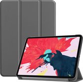 Apple iPad Pro 11 (2018) Hoes - Mobigear - Tri-Fold Serie - Kunstlederen Bookcase - Grijs - Hoes Geschikt Voor Apple iPad Pro 11 (2018)