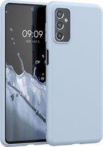 kwmobile telefoonhoesje voor Samsung Galaxy M52 5G - Hoesje voor smartphone - Back cover in mat lichtblauw