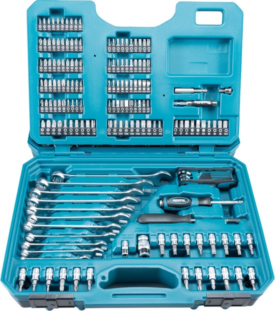 Makita E-10883 Handgereedschapset - 221-delig