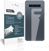 dipos I 2x Pantserfolie helder compatibel met LG K61 Rückseite Beschermfolie 9H screen-protector