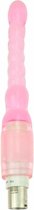 Geribbelde Anale Dildo Basic 3XLR 19 CM voor Auxfun Basic Seksmachine
