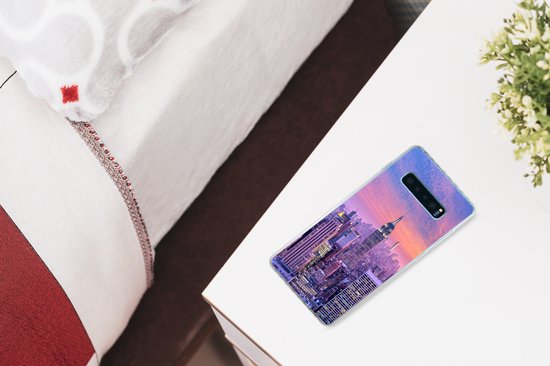 Coque Samsung Galaxy S10 Plus - New York - Couleurs - Skyline - Siliconen
