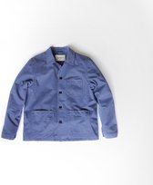 Unrecorded Worker Jacket Dusty Blue | Unisex | Chore Jackets | Blauw / Dusty blue | Size M | French Gardeners Jacket