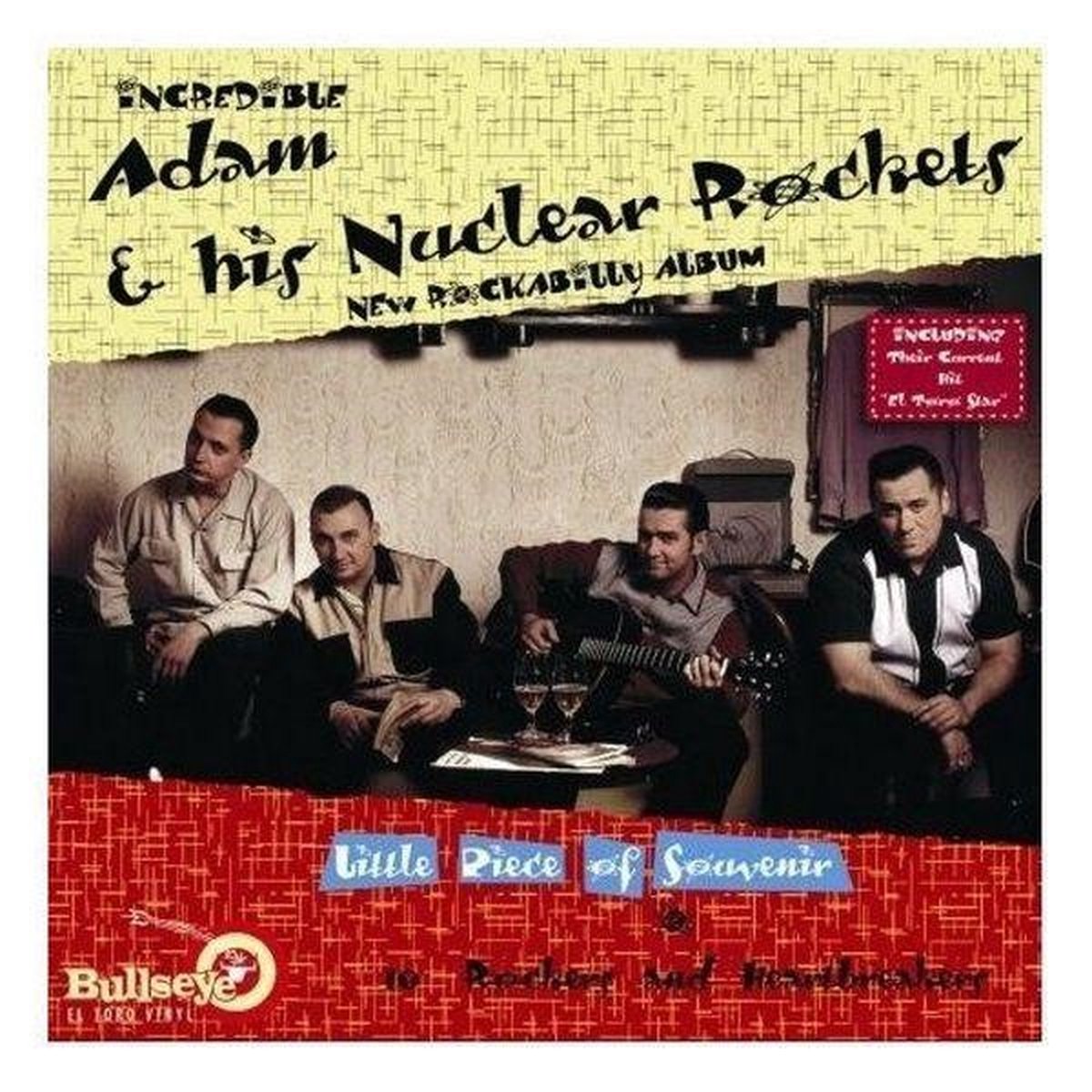 Adam & His Nuclear Rockets - Little Piece Of Souvenir - 10 Rockers And Heartbreakers (10" LP)