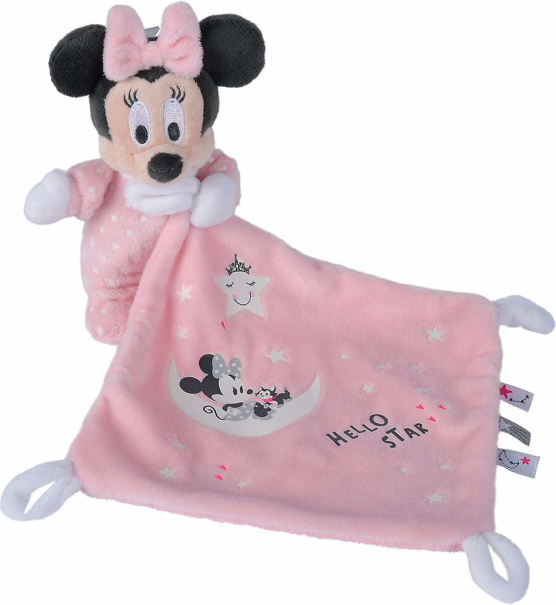 Disney - Minnie Glow in the dark Starry Night - Knuffeldoek - vanaf 0m Disney - Minnie Glow in the dark Starry Night - Knuffeldoek - vanaf 0m