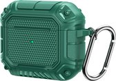 Shieldcase Case geschikt voor Airpods 3 Rugged TPU case - groen