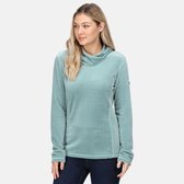 De Regatta Kyrielle fleece - outdoortrui - dames - overhead - met capuchon - Lichtgroen