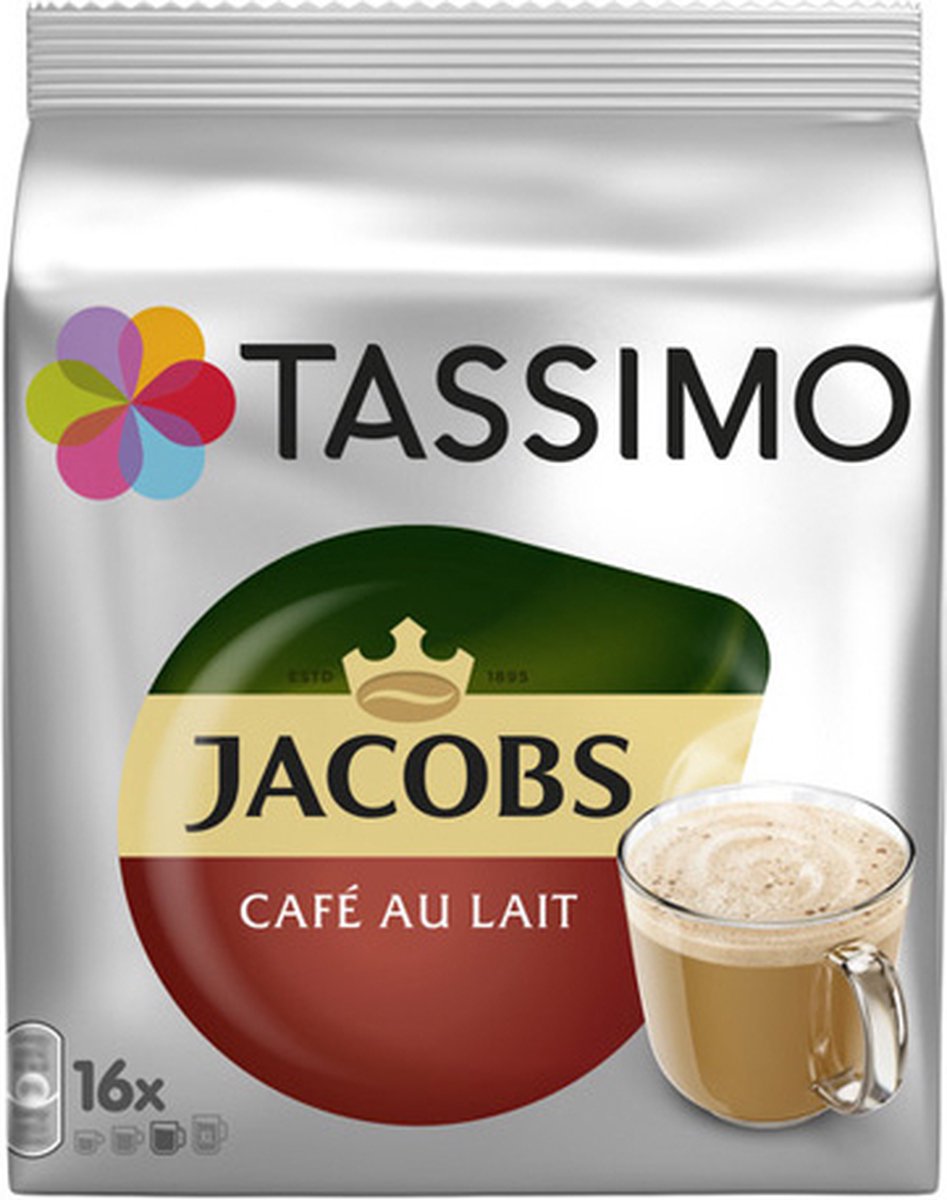 Goedkoopste Tassimo - Jacobs Cafe au Lait - 5x 16 T-Discs