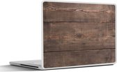 Laptop sticker - 15.6 inch - Planken met een verweerde hout structuur - 36x27,5cm - Laptopstickers - Laptop skin - Cover