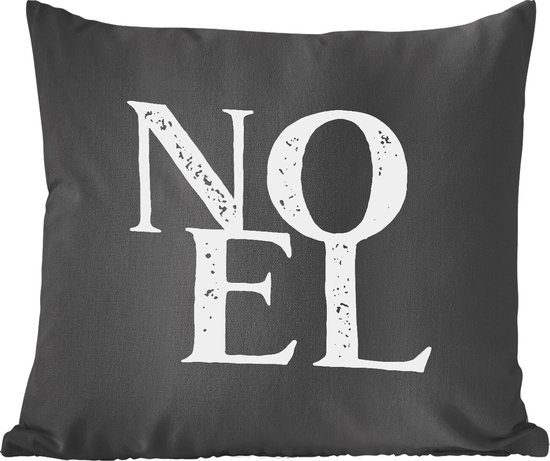 Sierkussens - Kussentjes Woonkamer - 45x45 cm - Kerst - Spreuken - Noel - Quotes - Kerstversiering - Kerstdecoratie voor binnen - Woonkamer